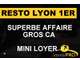 Vente restaurant 70m² emplacement idéal Lyon 1er