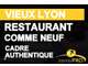 AV restaurant clés en mains au coeur du Vieux Lyon