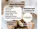 A vendre restaurant lic III Alpes Maritimes