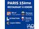 Vente restaurant avec extraction à Paris 75015