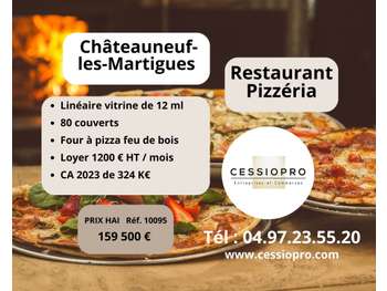 Cède restaurant pizzeria Châteauneuf les Martigues