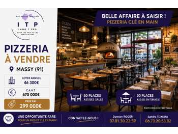 Vente restaurant pizzeria à Morsang-sur-Orge