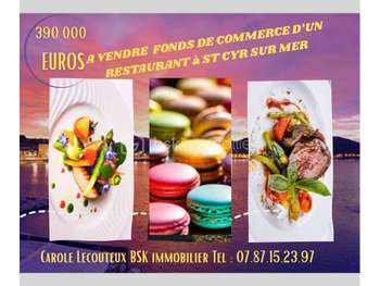 Restaurant terrasse à vendre à Saint-Cyr-sur-Mer