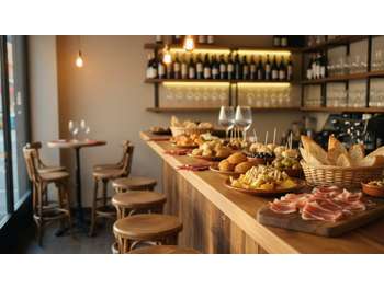 Cave à manger bar à vin à St Jean de Luz centre