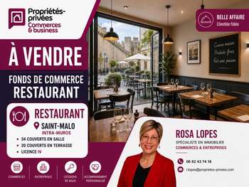 Vente bar restaurant Saint Malo 35400 intra muros