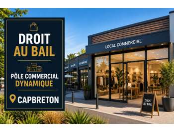 Droit au bail 40m² forte visibilité à Capbreton