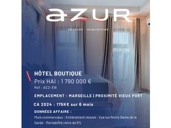 VENTE Murs commerciaux Hotel Marseille