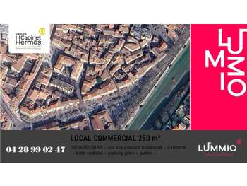 Local à rénover 250m² + parking privé à Montélimar