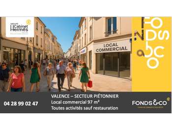 DAB local commercial 105m² secteur prisé à Valence
