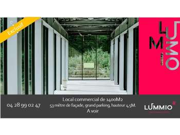 Cession droit au bail local 1400m² Valence Sud