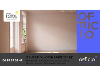 A louer 3 bureaux + open space 140m² à Montélimar