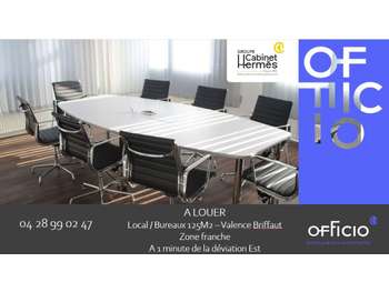A louer bureaux 125m² ZAC Briffaut Est à Valence