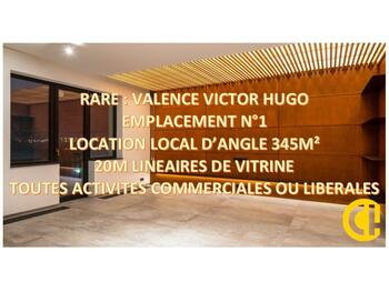 A saisir local 345m² à Valence Victor Hugo