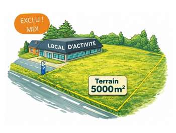 Bâtiment d'activité de 1500m² à vendre à Durtal