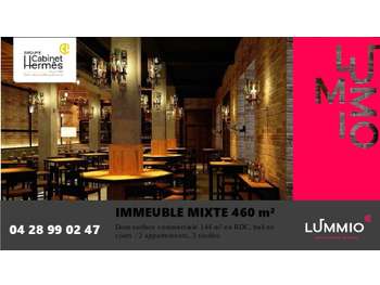 Immeuble mixte 460m² zone commerçante en Ardèche