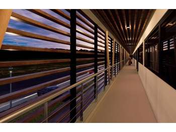 A louer bureaux neufs 75m² en R+1 en Guadeloupe