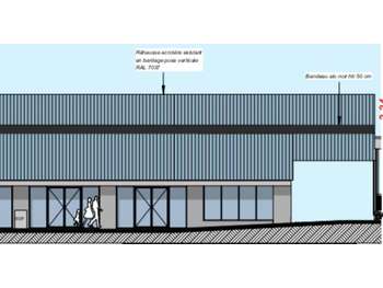 A louer cellule commerciale de 227m² à Cholet