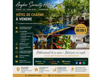 Boutique hôtel de charme Siem Reap Cambodge