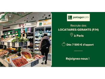 Location gérance magasin Potager City à Paris 