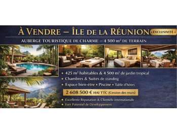 Auberge touristique à vendre au Tampon