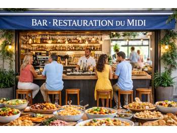 Vente bar brasserie restauration du midi à Nantes