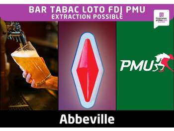 Vente bar tabac loto FDJ avec logement à Abbeville
