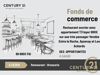 Restaurant lic IV à vendre Beaulieu-sous-la-Roche