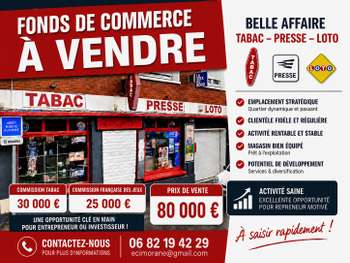 Vente tabac FDJ presse sur Bruay-La-Buissière