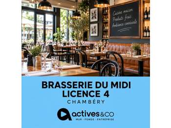Vente brasserie du midi licence IV à Chambéry (73)
