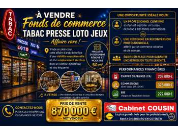 Cède FDC tabac presse loto jeux à Cherbourg centre