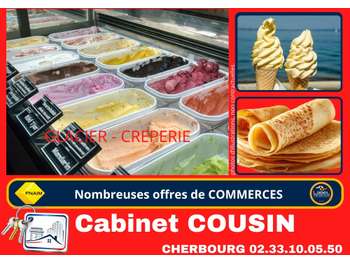 Vente crêperie glacier emplacement N° 1 Cherbourg