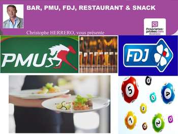 Secteur bar FDJ en centre village secteur Gignac