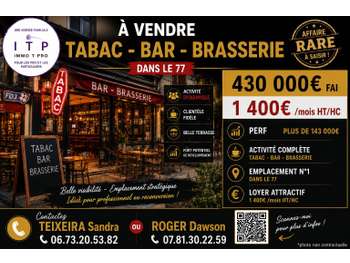 Cède beau bar tabac FDJ situé dans une ville du 77