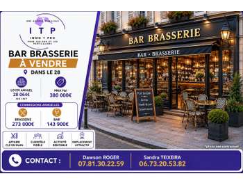 A vendre bar brasserie en périphérie de Chartres