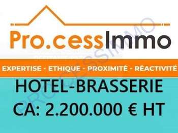 AV hôtel brasserie CA 2,2 M€ –Terrasse 200 pl - 30