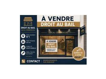 Vente bar snack murs et FDC en Ardèche