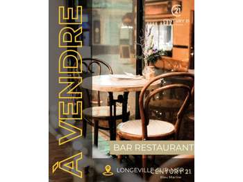 A vendre restaurant empl N°1 à Longeville-sur-Mer