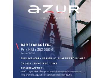 VENTE Bar Tabac FDJ à Marseille quartier populaire