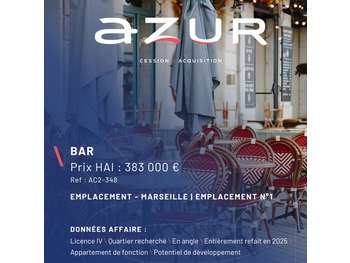 VENTE Bar emplacement N°1 à Marseille