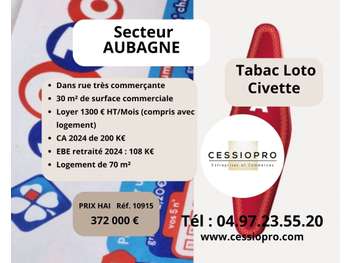 Vente FDC tabac loto civette + appart à Marseille