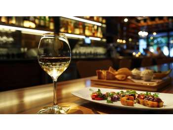 Bar à vins en rue piétonne - Metz