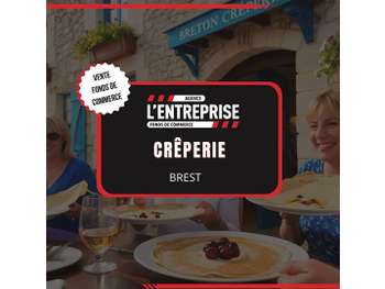 Vente crêperie emplacement exceptionnel à Morlaix