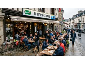 Vente bar brasserie PMU FDJ terrasse en Morbihan