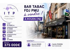 Vente  Bar - Brasserie - Tabac Rouen