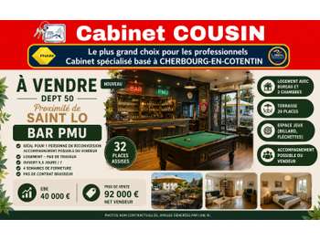 Vente bar PMU proche de Saint-Lô