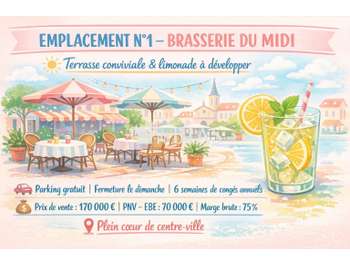 AV brasserie du midi avec terrasse Seine Maritime