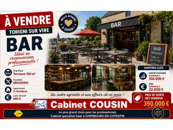 Vente bar pub belle terrasse à Torigni-Sur-Vire
