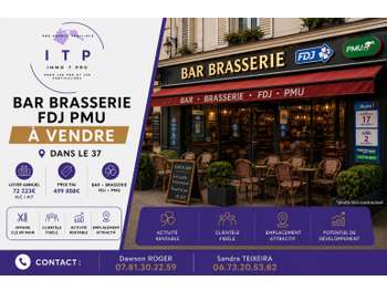 Beau bar brasserie FDJ PMU en périphérie de Tours