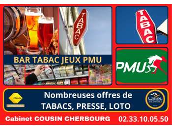 Vente bar tabac loto presse PMU à Valognes centre