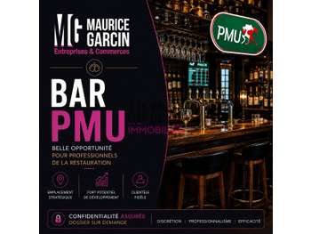 Bar PMU FDJ à vendre en centre village du Vaucluse